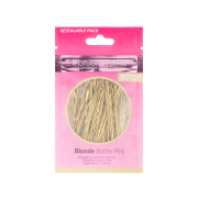 Brushworks - Set de 50 horquillas Bobby Pins - Rubio