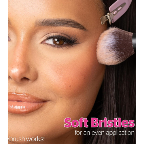 Brushworks - Set de brochas Buff and Blend Face Set