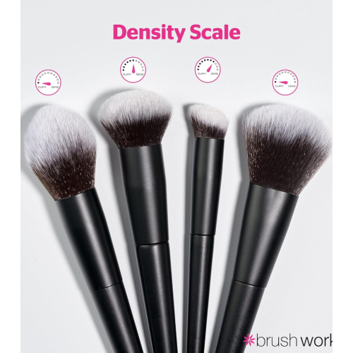 Brushworks - Set de brochas Buff and Blend Face Set