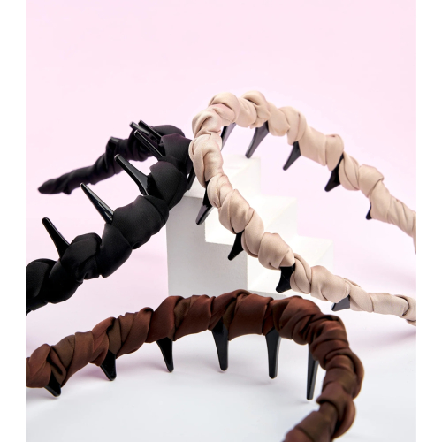 Brushworks - Set de diademas Ribbon Zig Zag