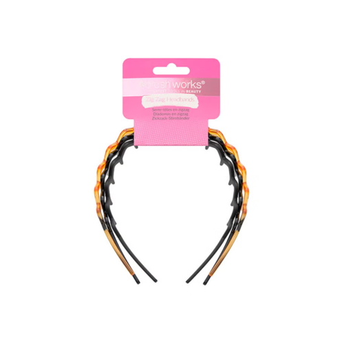 Brushworks - Set de diademas Zig Zag