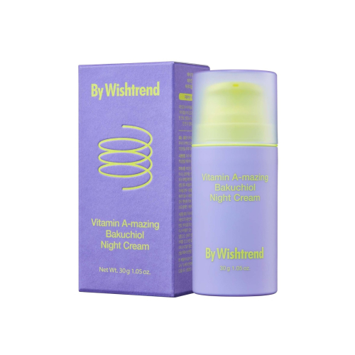 By Wishtrend - Crema facial de noche Vitamin A-mazing Bakuchiol - Piel madura