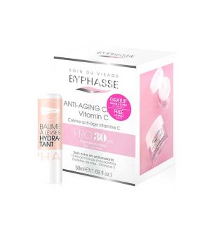 Byphasse - Crema antiedad PRO30 años Vitamina C + bálsamo labial de regalo