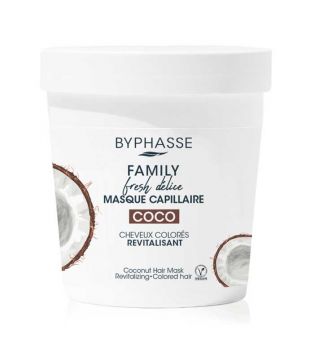 Byphasse - *Family fresh délice* - Mascarilla capilar - Coco: cabello teñido