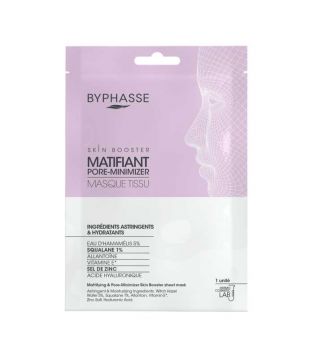 Byphasse - Mascarilla facial Skin Booster - Matificante y minimizadora de poros