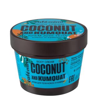 Café Mimi - Crema corporal de coco y kumquat
