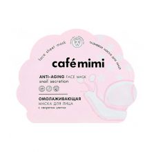 Café Mimi - Mascarilla facial de tela - Antienvejecimiento