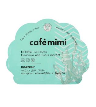 Café Mimi - Mascarilla facial de tela - Lifting