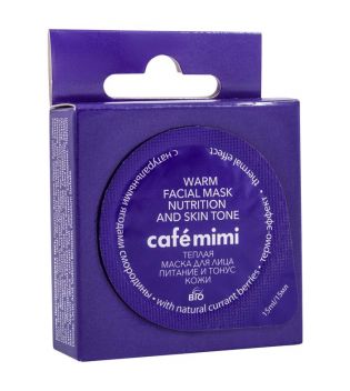 Café Mimi - Mascarilla facial templada - Nutrición y tono