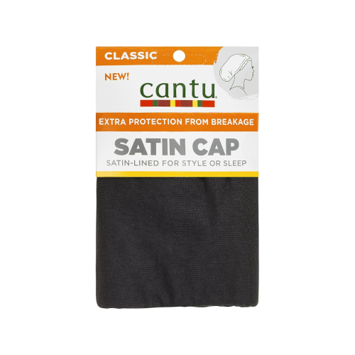 Cantu - Gorro forrado de satén para el cabello Satin Cap - Negro
