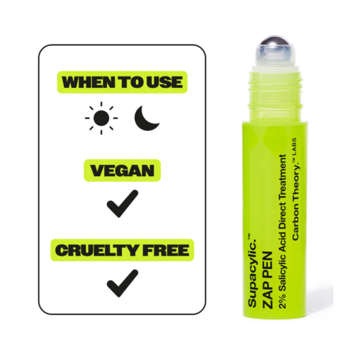 Carbon Theory - *Supacylic* - Tratamiento anti-imperfecciones con ácido salicílico Zap Pen 2%