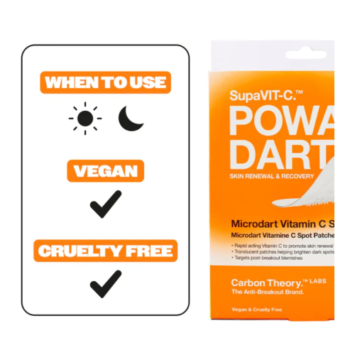 Carbon Theory - *SupaVIT-C* - Parches anti-imperfecciones Powa Dart - 9ud