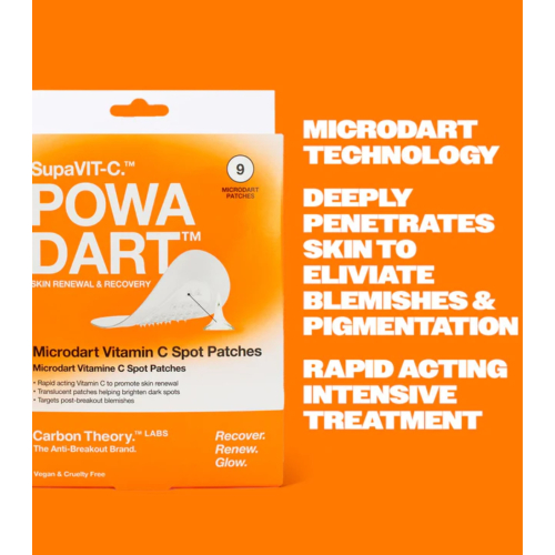 Carbon Theory - *SupaVIT-C* - Parches anti-imperfecciones Powa Dart - 9ud