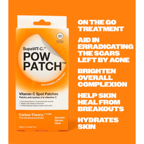 Carbon Theory - *SupaVIT-C* - Parches anti-imperfecciones Pow Patch - 20ud