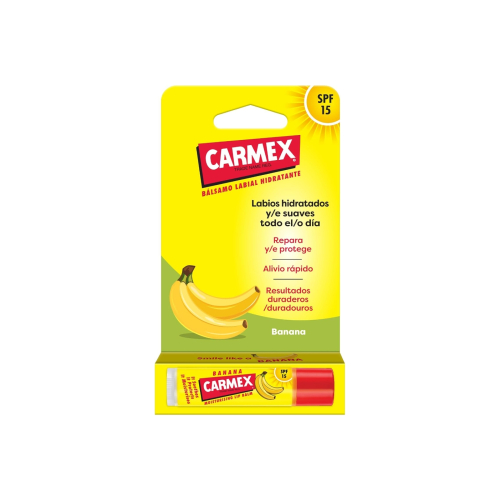 Carmex - Bálsamo labial SPF15 - Banana
