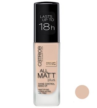 Catrice - Base de maquillaje All Matt Plus - Shine Control Make Up - 010: Light Beige