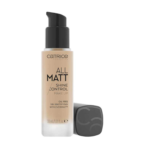 Catrice - Base de maquillaje All Matt Shine Control - 022N: Neutral Sand