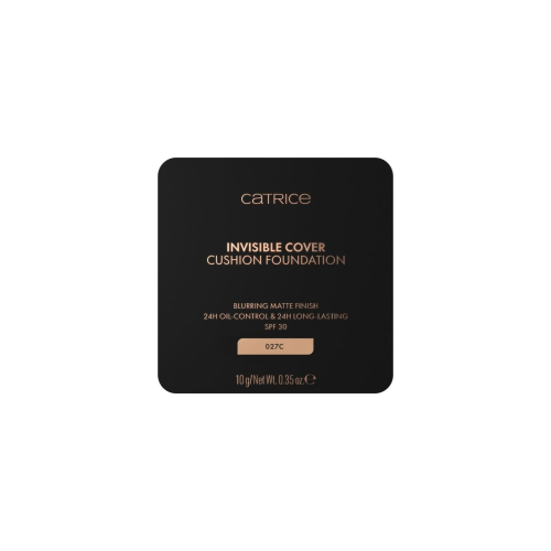 Catrice - *Glass Cloud* - Base de maquillaje Invisible Cover Cushion Foundation - C027C