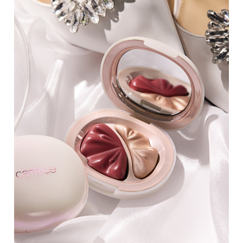 Catrice - *Brides & Besties* - Duo colorete e iluminador - C02: Glow Down The Aisle