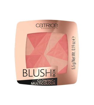 Catrice - Colorete Blush Box Glowing + Multicolour - 010: Dolce Vita