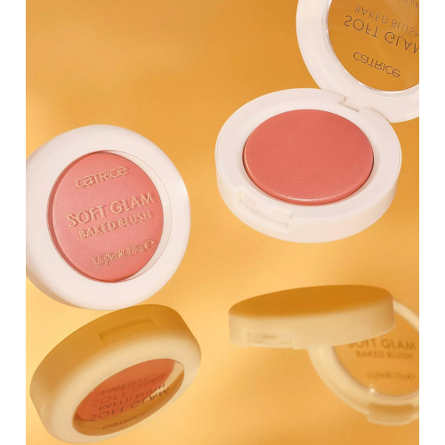 Catrice - Colorete en polvo Soft Glam Baked Blush - 020: Peachy Breeze