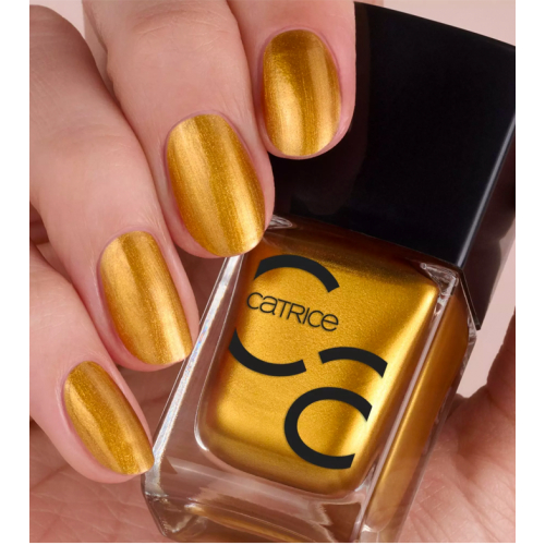 Catrice - Esmalte de uñas ICONails Gel - 156: Cover Me In Gold