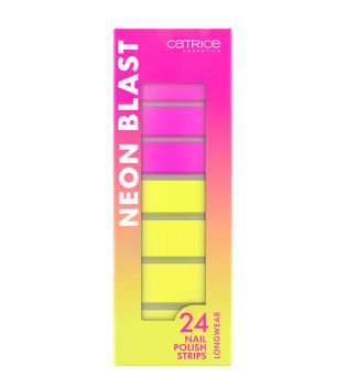 Catrice - Láminas adhesivas de uñas Neon Blast - 010: Neon Explosion