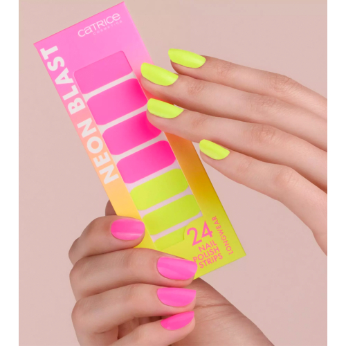 Catrice - Láminas adhesivas de uñas Neon Blast - 010: Neon Explosion