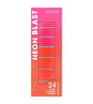 Catrice - Láminas adhesivas de uñas Neon Blast - 020: Neon Thunder