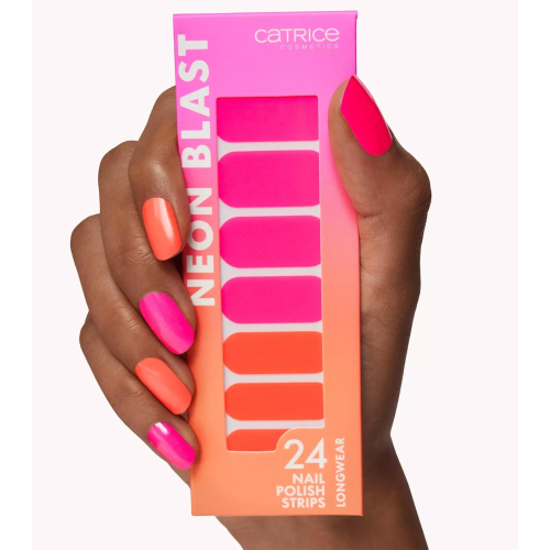 Catrice - Láminas adhesivas de uñas Neon Blast - 020: Neon Thunder