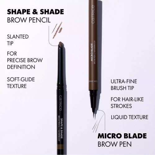 Catrice - Lápiz de cejas waterproof Shape & Shade - 050: Roasted Almond