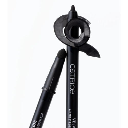 Catrice - Lápiz de ojos Velvet Glide Matte - 010: Black Stone