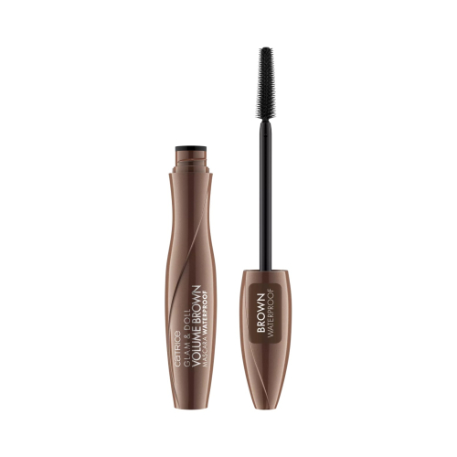 Catrice - Máscara de pestañas voluminizadora waterproof Glam & Doll - Marrón