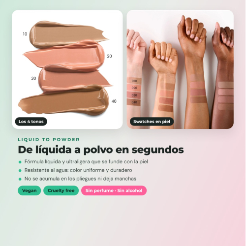 Catrice - Pack 4 sombras líquidas liquid to powder Soft Melt