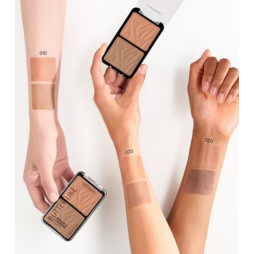 Catrice - Paleta de rostro Butter Like Bronze & Contour - 020: Shape It My Way