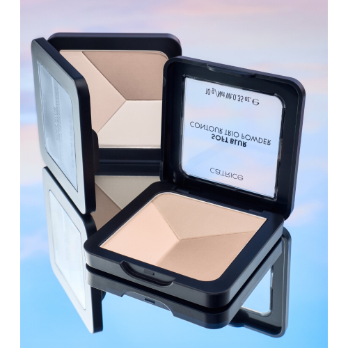Catrice - *Glass Cloud* - Paleta de contornos en polvo Soft Blur - C010: Cool Harmony