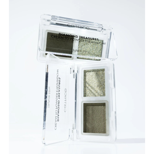 Catrice - Paleta de sombras crema a polvo Diamond Treasures - 040: Olive Twinkle
