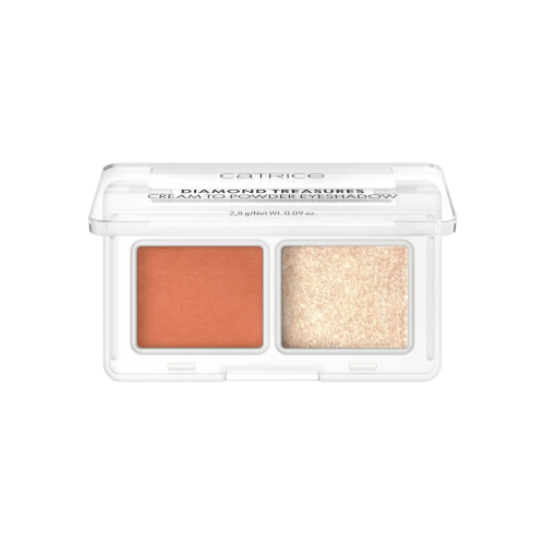 Catrice - Paleta de sombras crema a polvo Diamond Treasures - 050: Peach Gleam