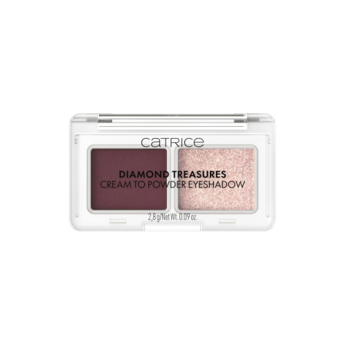 Catrice - Paleta de sombras crema a polvo Diamond Treasures - 060: Burgundy Glitz