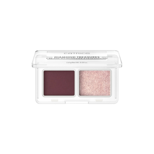Catrice - Paleta de sombras crema a polvo Diamond Treasures - 060: Burgundy Glitz