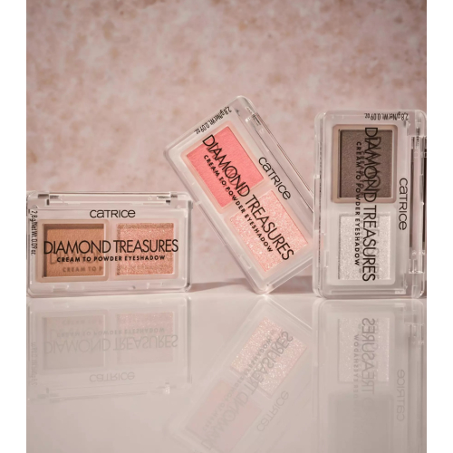 Catrice - Paleta de sombras crema a polvo Diamond Treasures - 010: Hazel Spark