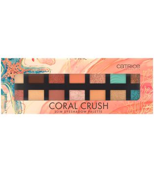 Catrice - Paleta de sombras de ojos Slim Coral Crush