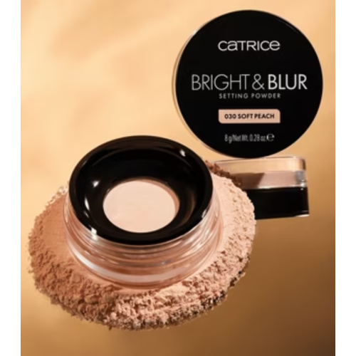 Catrice - Polvos fijadores sueltos Bright & Blur - 030: Soft Peach