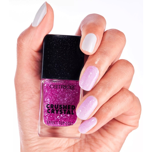 Catrice - Top Coat Effect Crushed Crystal - 010: Amethyst Aura