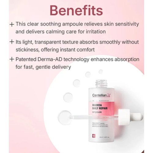 Centellian24 - *Daily Repair* - Sérum facial piel sensible Total Care Solution