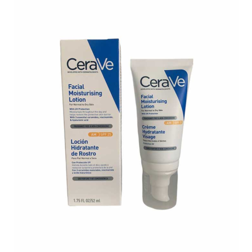 Cerave - Crema hidratante de día SPF25 - Piel normal a seca