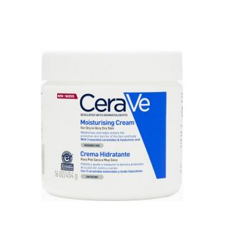 Cerave - Crema hidratante para piel seca o muy seca - 454g