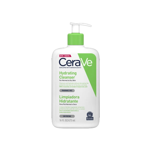 Cerave - Limpiador facial hidratante para piel normal a seca - 473ml