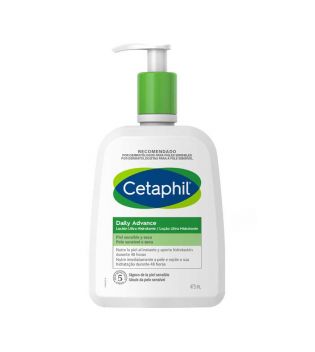 Cetaphil - Loción ultra hidratante para rostro y cuerpo Daily Advance - Pieles sensibles y secas