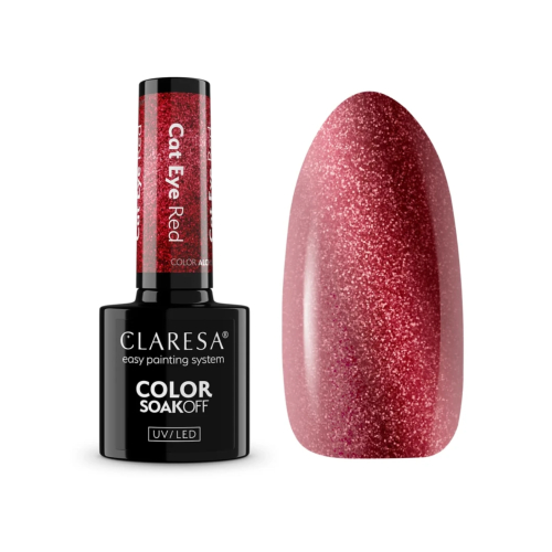 Claresa - *Cat Eye* - Esmalte semipermanente Soak off - Red